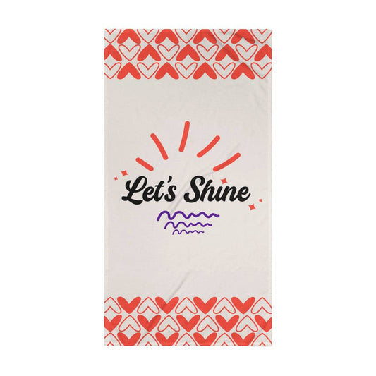 Let's Shine Beach Towel