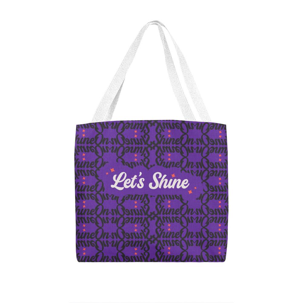 ShineOn Purple Tote Bag