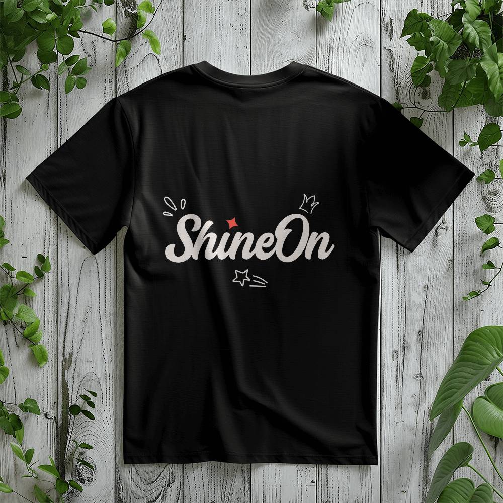 ShineOn Bella + Canvas 3001 Black Tee Shirt