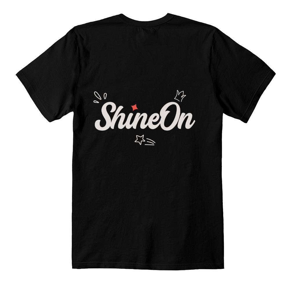 ShineOn Bella + Canvas 3001 Black Tee Shirt