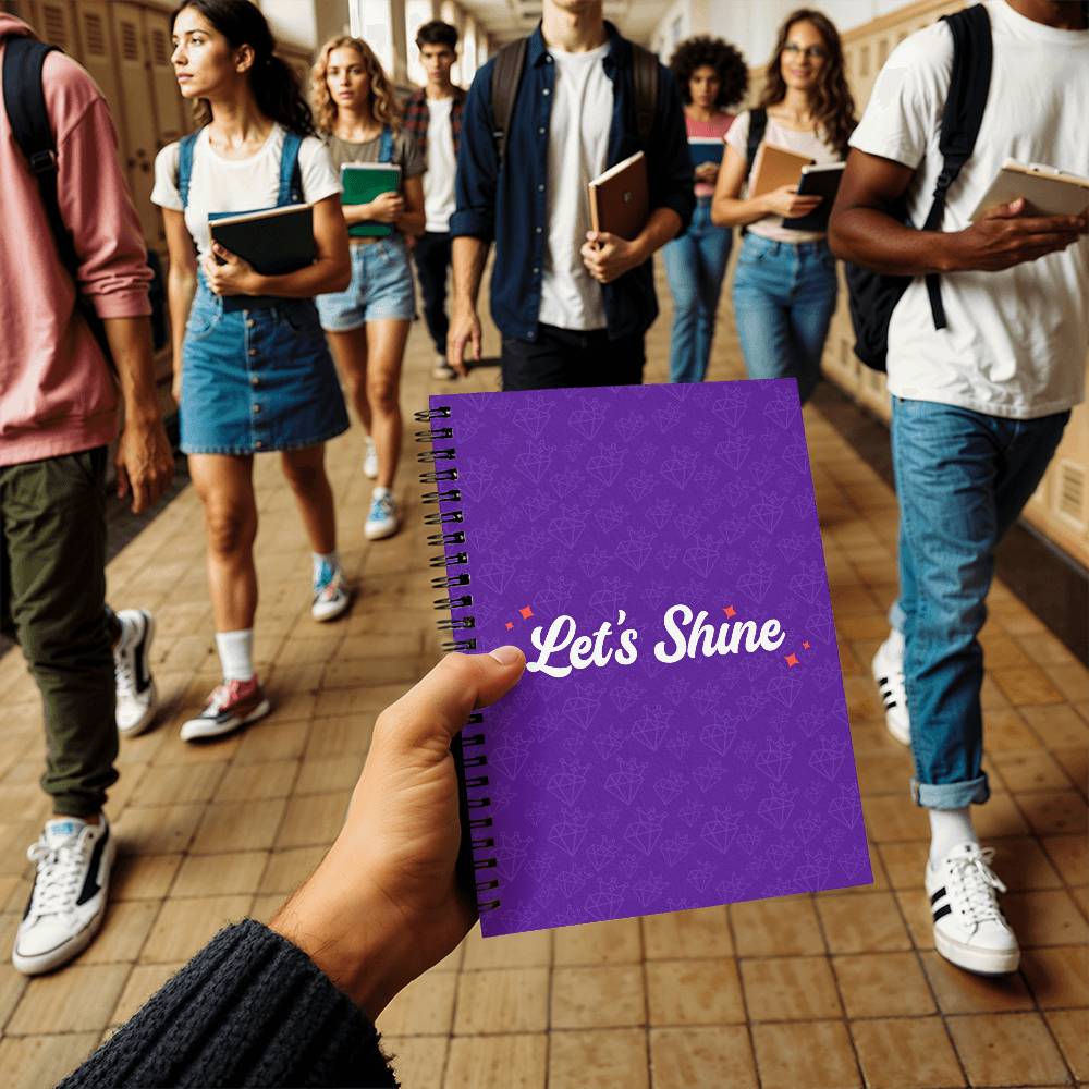 Let's Shine Spiral Notebook