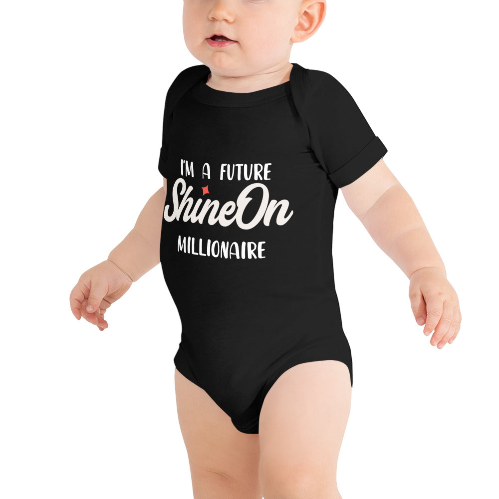 Future ShineOn Millionaire Baby onesie