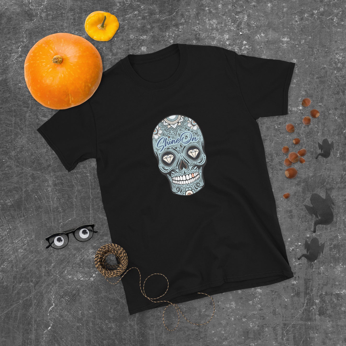 ShineOn Sugar Skull Short-Sleeve Unisex T-Shirt